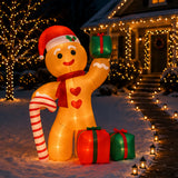 8 ft. Inflatable Blow Up Gingerman, Plug-In
