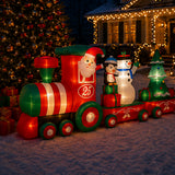 16 ft. Inflatable Holiday Train with LED Lights, Plug-In