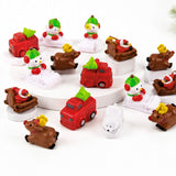 Bulk 50 Pc. 2" Christmas Plastic Pull-Back Toy Assortment – Party Favors
