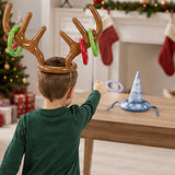 Christmas Inflatable Headwear Ring Toss Games Assortment Kit – 12 Pc Party Set