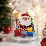 Santa & Presents Snow Globe Christmas Craft Kit Makes 6