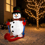 Lighted Snowman Christmas Inflatable 5.6 Ft Outdoor LED Decor