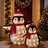 Lighted Pop-Up Penguin Family Christmas Decoration 3 Ft 150 LED