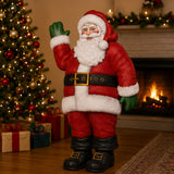 66 Inch Jointed Santa Christmas Cardstock Door Decoration