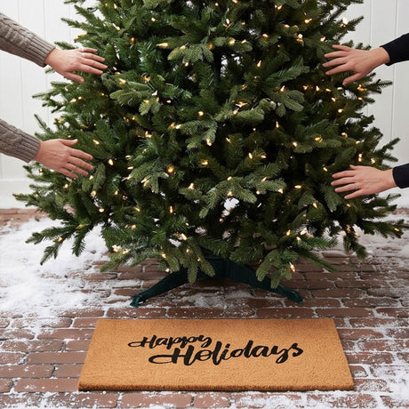 18x30 Inch Merry Christmas Coir Door Mat Holiday Welcome Mat