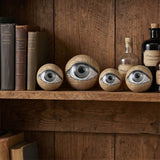 Styrofoam Eyeball Orbs Halloween Decorations (9 Pc Set) 1 1/2" – 3 1/2"