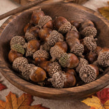 Artificial Acorns – 24 Pc Fall Craft & Autumn Decoration Set