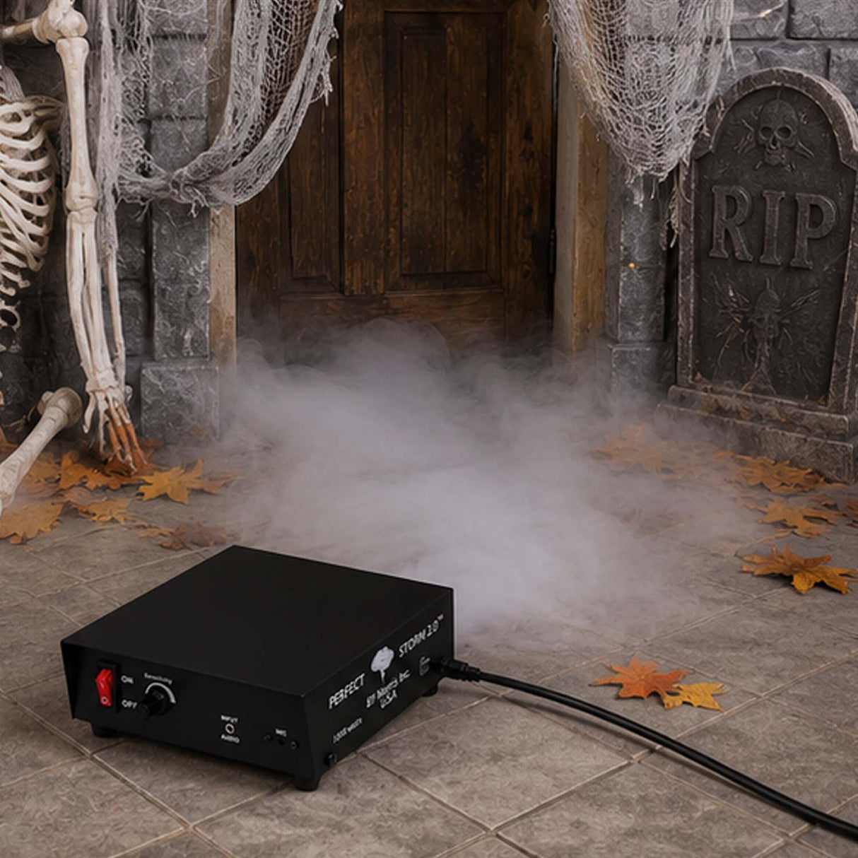Perfect Storm Special Effects Machine – Sound Activated Thunder & Lightning Controller