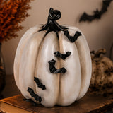 9 in. Halloween Crawling Bats Pumpkin Tabletop Decoration