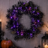 24 in. Halloween “Scare in the Air” Wreath with LED Lights