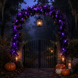 6 ft. Halloween “Scare in the Air” Garland with LED Lights