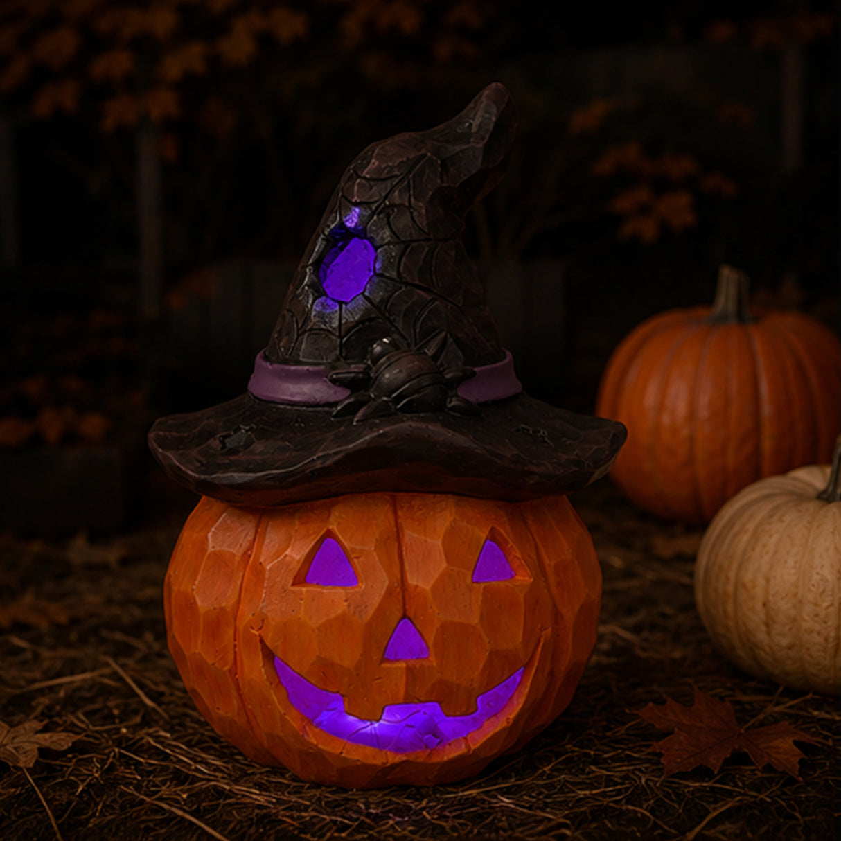 14 in. Halloween Jack O’Lantern with LED Lights