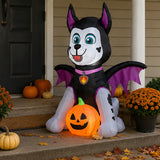 38IN Marshall Paw Patrol Bat Inflatable Halloween Decoration with LED Lights