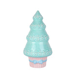 8.5IN Christmas Tree Cupcake Ceramic Table Decor