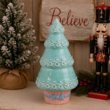 8.5IN Christmas Tree Cupcake Ceramic Table Decor