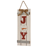 18IN JOY Snowman Wall Art Christmas Sign