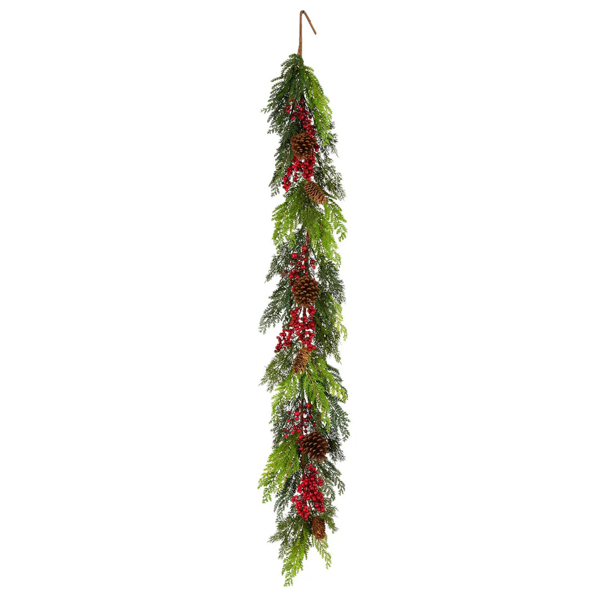 Christmas Joy Garland, 5 Foot Decorative Holiday Garland