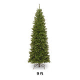 9ft North Valley Spruce Pencil Slim Christmas Tree (Unlit)