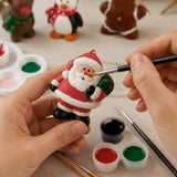 DIY Ceramic Holiday Character Christmas Ornaments 3 Inch 12 Pc