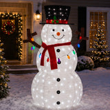 Lighted Pop-Up Snowman Outdoor Christmas Decoration with LED Lights