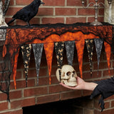 Pennant Mantel Scarf Halloween Decoration (82" x 35")