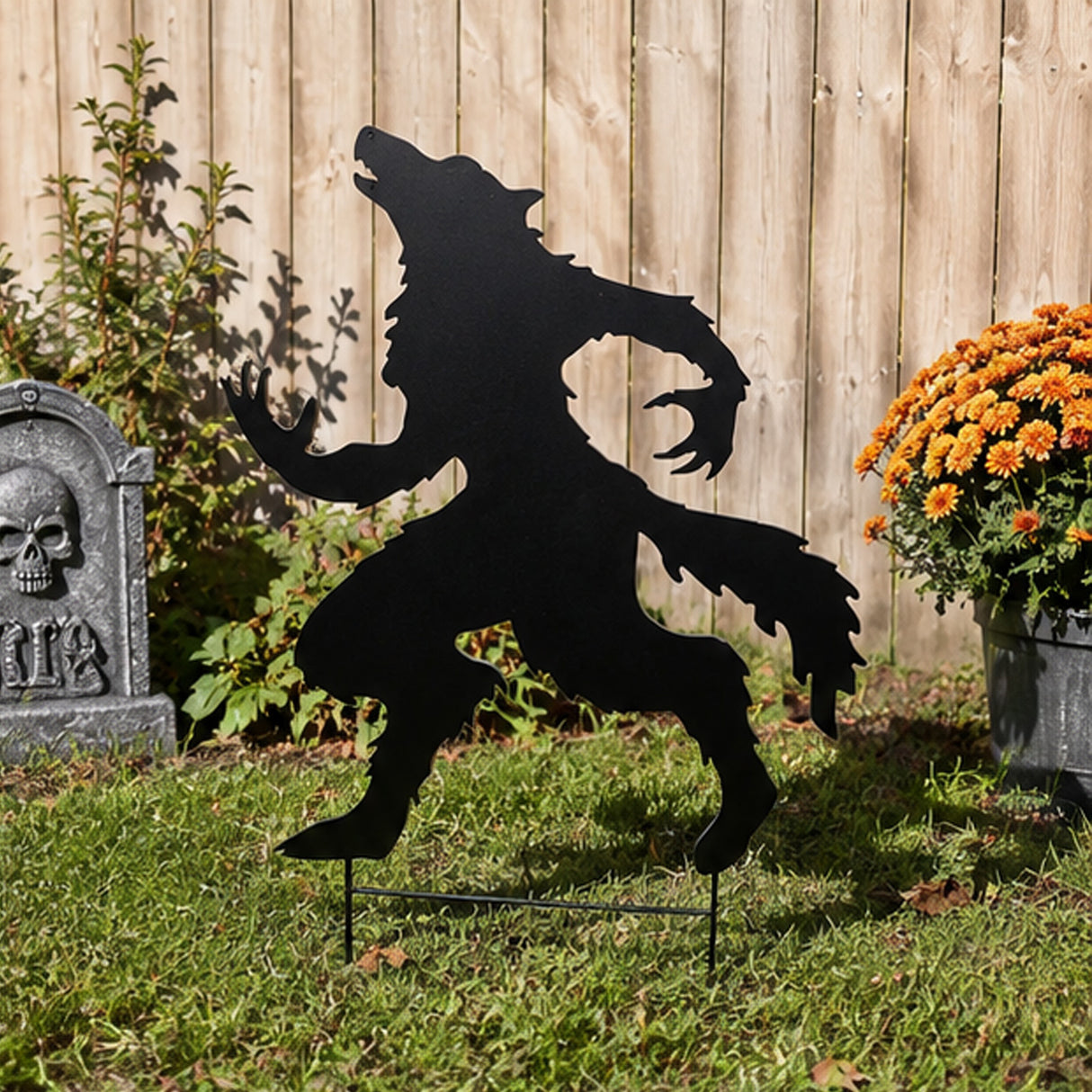 38 in Halloween Werewolf Lawn Stake Outdoor Garden Decor