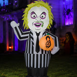 42 in Beetlejuice Halloween Inflatable LED Yard Decoration Plug In