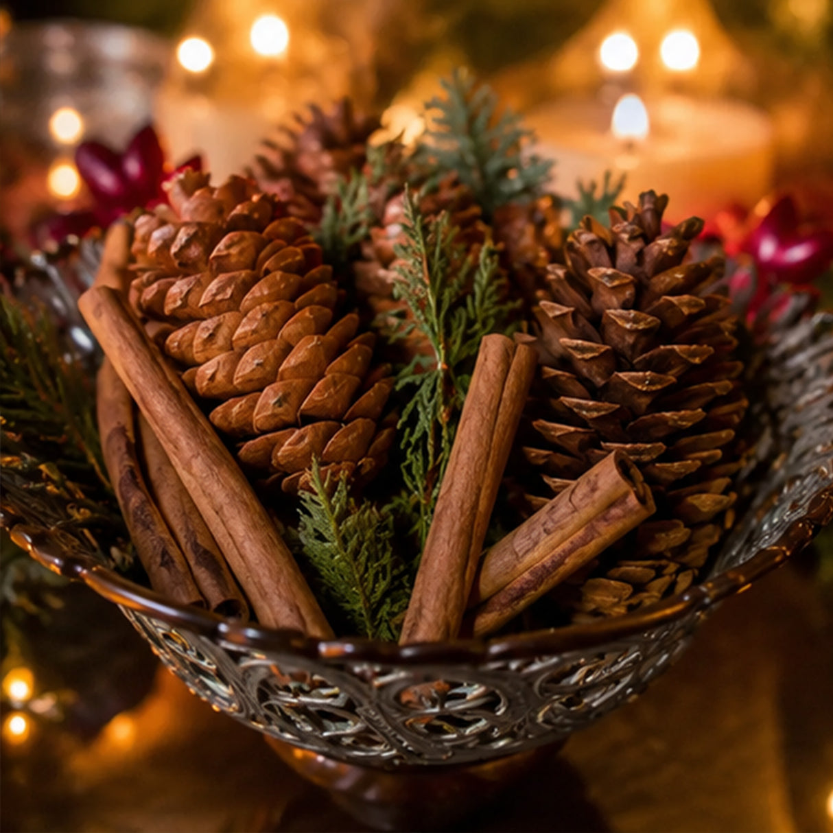 Scentsicles Autumn Apples Cinnamon Spiced Pine Cones Scented Sticks 3 Pack
