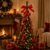 6FT Pre Lit Party Pop Up Christmas Tree with Lights