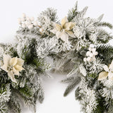 Pre-Lit Colonial Fir Garland with Clear Lights, 9 Foot (Plug-In)