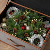 Inspired by Nature Christmas Wreath with White Berries & Pinecones, 24 Inch