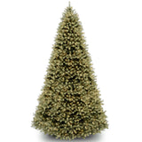 10ft Pre-Lit Downswept Douglas Fir Artificial Christmas Tree with Dual Color LED Lights & PowerConnect