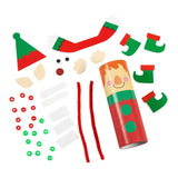 Christmas Elf Craft Tube Kit with Bead Legs Makes 12