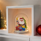 Santa & Presents Snow Globe Christmas Craft Kit Makes 6