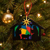 Nativity Silhouette Christmas Ornament Craft Kit 12 Pack