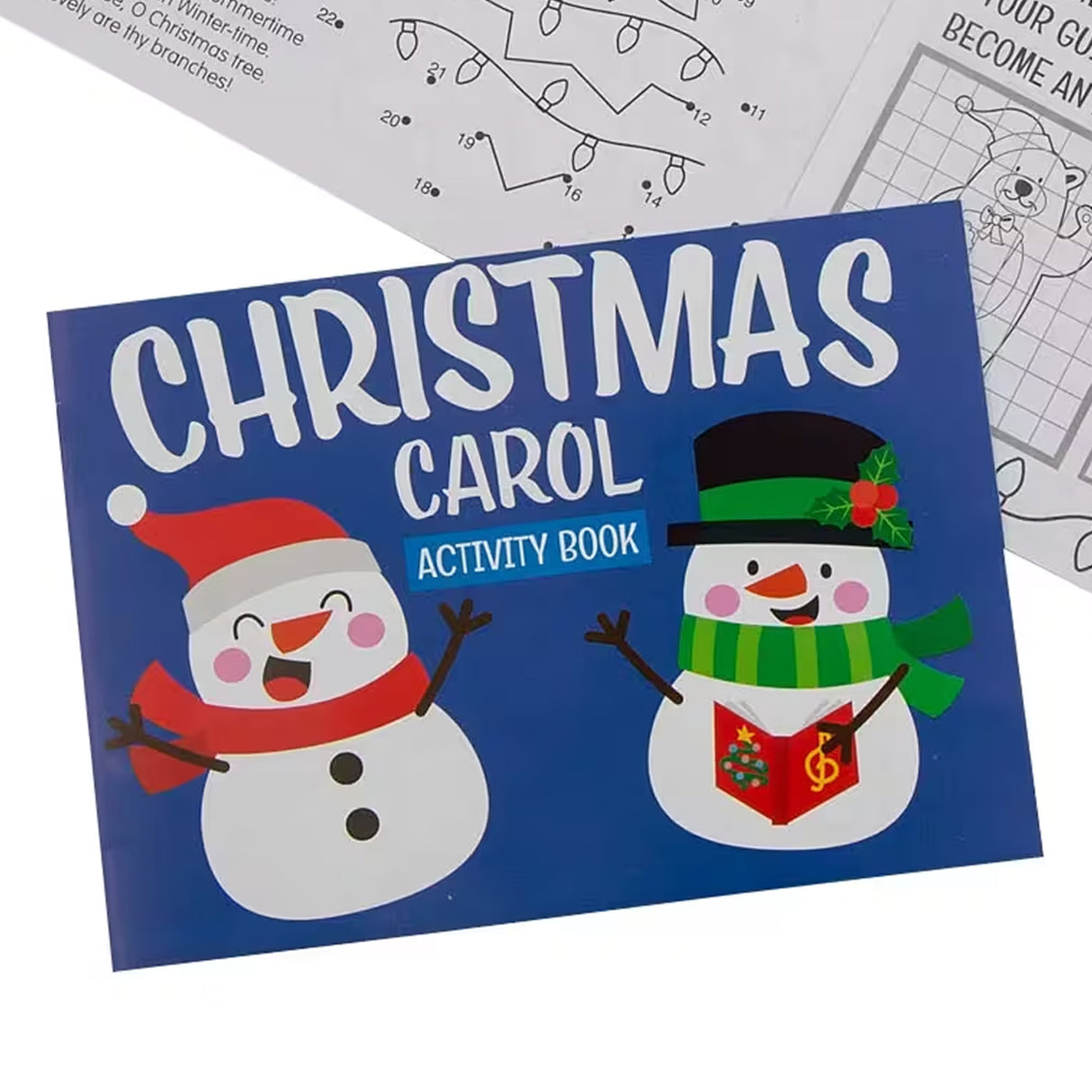 Bulk Christmas Carol Coloring Activity Books 72 Pack