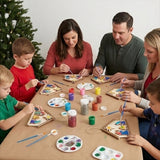 DIY Unfinished Wood Nativity Christmas Ornaments 12 Pack Craft Kit