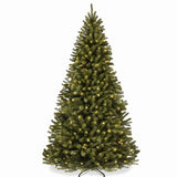 Pre Lit Artificial Green Spruce Christmas Tree with Twinkling Lights