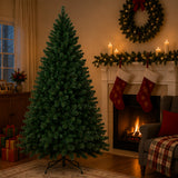 Artificial Green Pine Christmas Tree Unlit Classic Holiday Decor