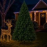 Artificial Green Pine Christmas Tree Unlit Classic Holiday Decor