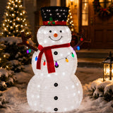 Lighted Pop-Up Snowman Outdoor Christmas Decoration with LED Lights