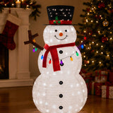 Lighted Pop-Up Snowman Outdoor Christmas Decoration with LED Lights