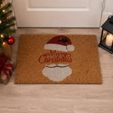 18x30 Inch Merry Christmas Santa’s Favorite Coir Door Mat Holiday Welcome Mat