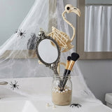 33 3/4" Flamingo Plastic Skeleton Halloween Decoration Yard Prop