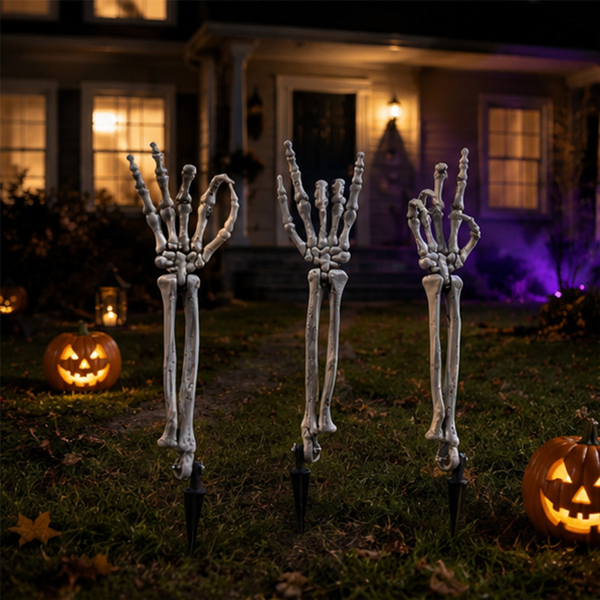 Skeleton Hand Groundbreaker Halloween Decorations