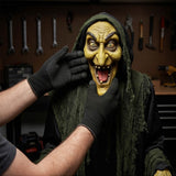 6 Ft Hanging Scary Witch Animated Prop Halloween Decoration
