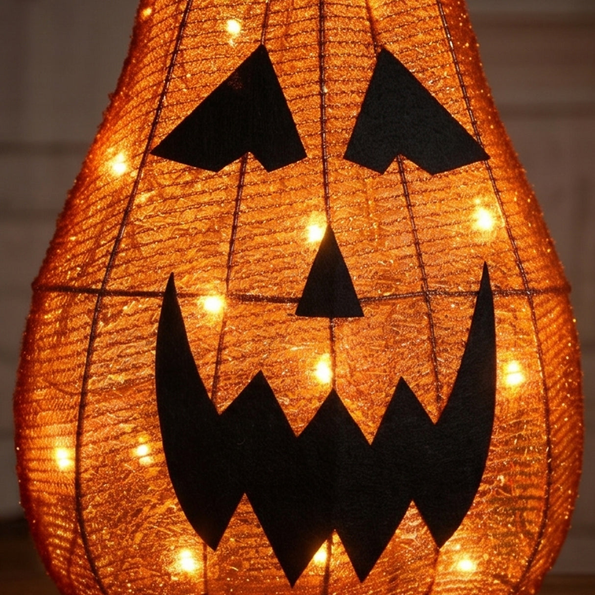 26 in. Halloween Pre-Lit Jack-O-Lantern Garden Stakes with LED Lights