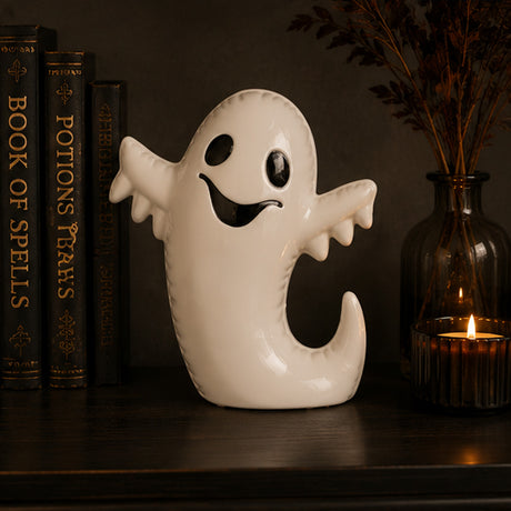 9IN Happy Ghost Halloween Tabletop Decoration