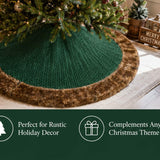 48 in. Rural Homestead Collection Quilted Tree Skirt