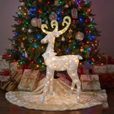 60 in. Reindeer Decoration with Clear Lights